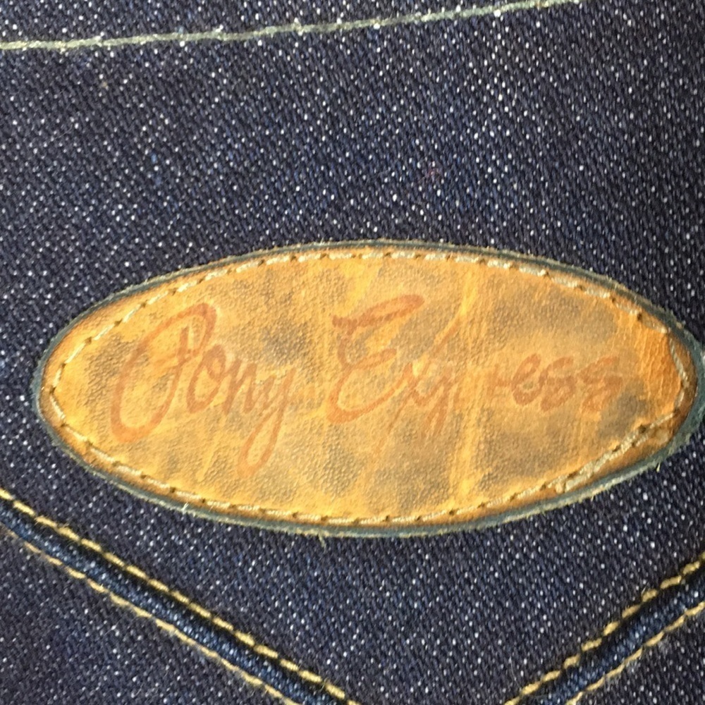 ❤️NWOT❤️ 70’s VINTAGE PONY EXPRESS JEANS - Picture 3 of 6